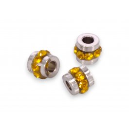 Korálka 5x4mm CHIRURGICKÁ OCEĽ, 2ks (ch1724or)